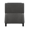 Push Back Reclining Chair Transitional Style Grey Color Self-Reclining Motion Chair 1pc Cushion Seat Modern Living Room Furniture