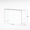 CONSOLE TABLE 12MM TEMPERED BENT GLASS